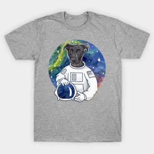 Dog Astronaut in Outer Space T-Shirt